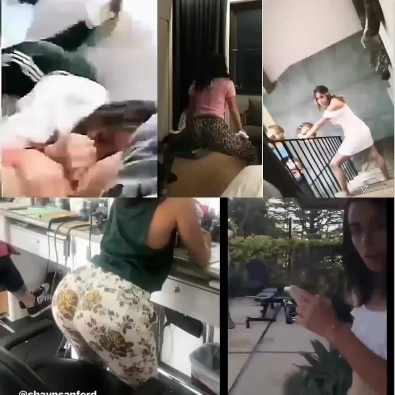 Butt Chloe Bennet Shaking Her Hot Ass Instagram Story Collage
