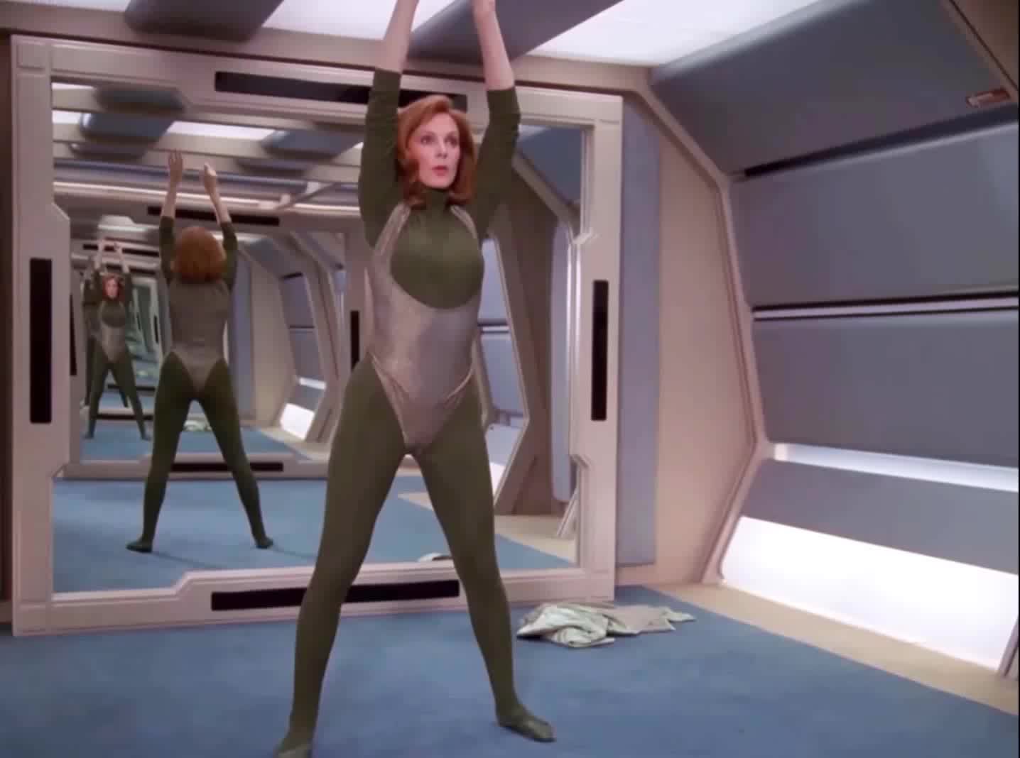 20th Century Foxes: Marina Sirtis and Gates McFadden - Star Trek: The Next ...
