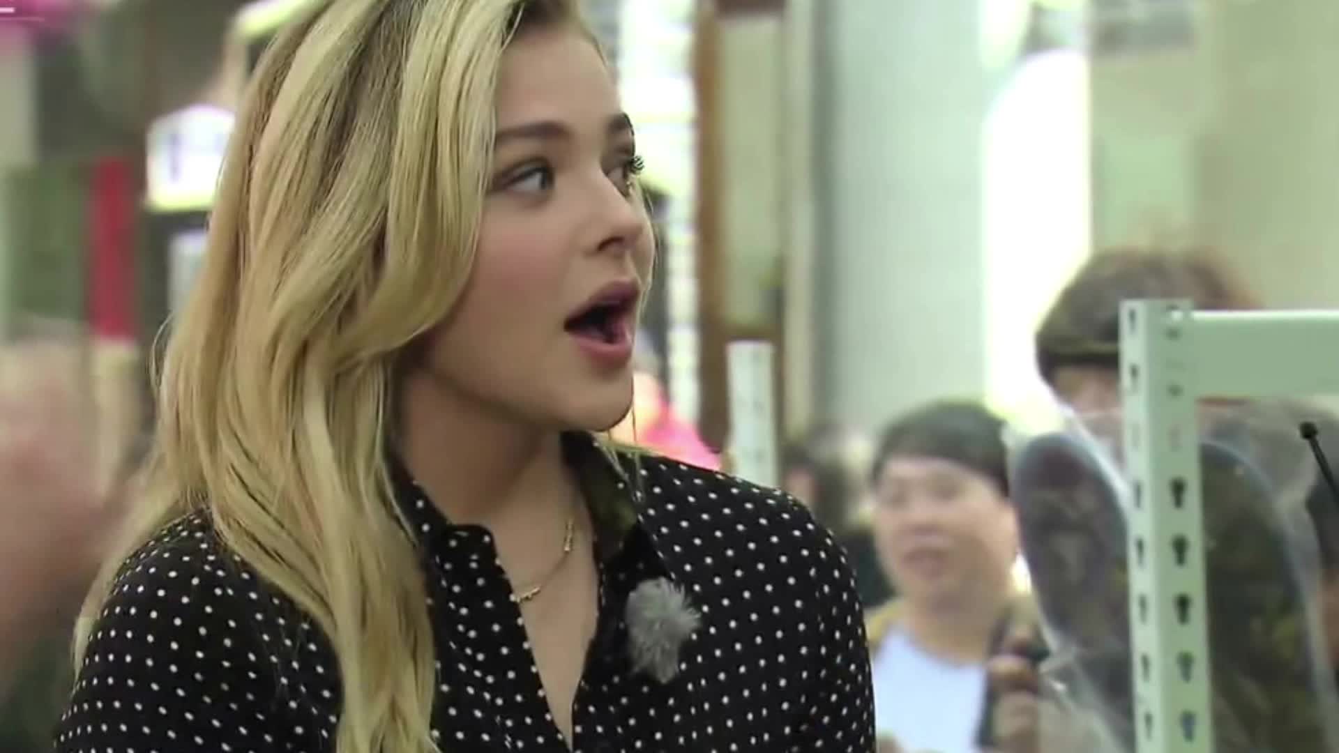 Nude celebs: Chloe Grace Moretz is always ready for some cock. - GIF Video  | nudecelebgifs.com