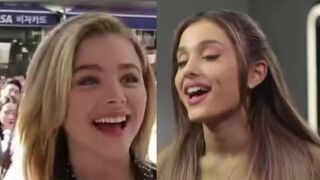 Chloe Grace Moretz or Ariana Grande who will get your cum?