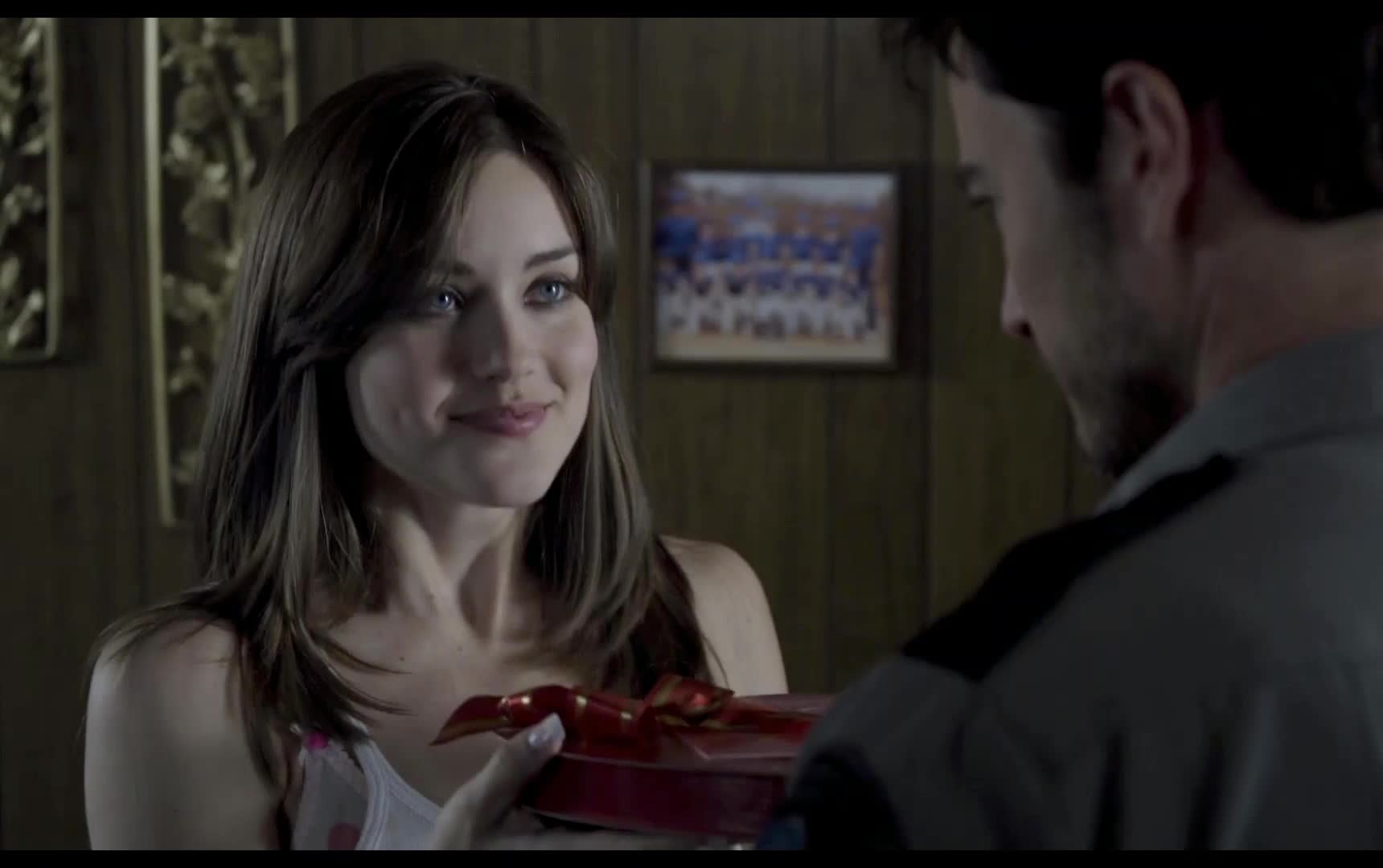 Horror movie nudes: Megan Boone - My Bloody Valentine - GIF Video |  nudecelebgifs.com