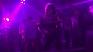Anya Taylor-Joy dancing in the club
