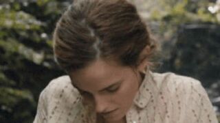 Emma Watson when she learns that you are jerking off to her