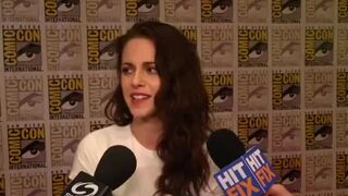 The mics reminded Kristen Stewart of all the times she’s been gangbanged