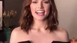 Daisy Ridley requesting a creampie gangbang.