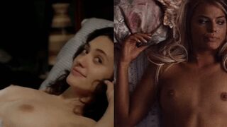 Emmy Rossum And Margot Robbie Two of my Favorite Itty Bittys to look at