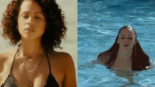 Nathalie Emmanuel And Jennifer Garner Bathing Suits And Babes