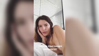 Bella Thorne naked on her bed begging for someone to fuck her brains out