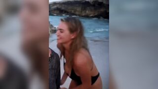 Kate Upton's fat bouncy milk boobs jiggling around. I'm obsessed.