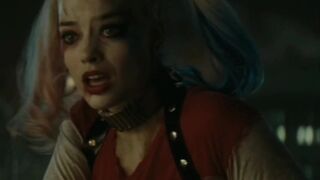 Margot Robbie's expressions when she gets bent over and eaten out