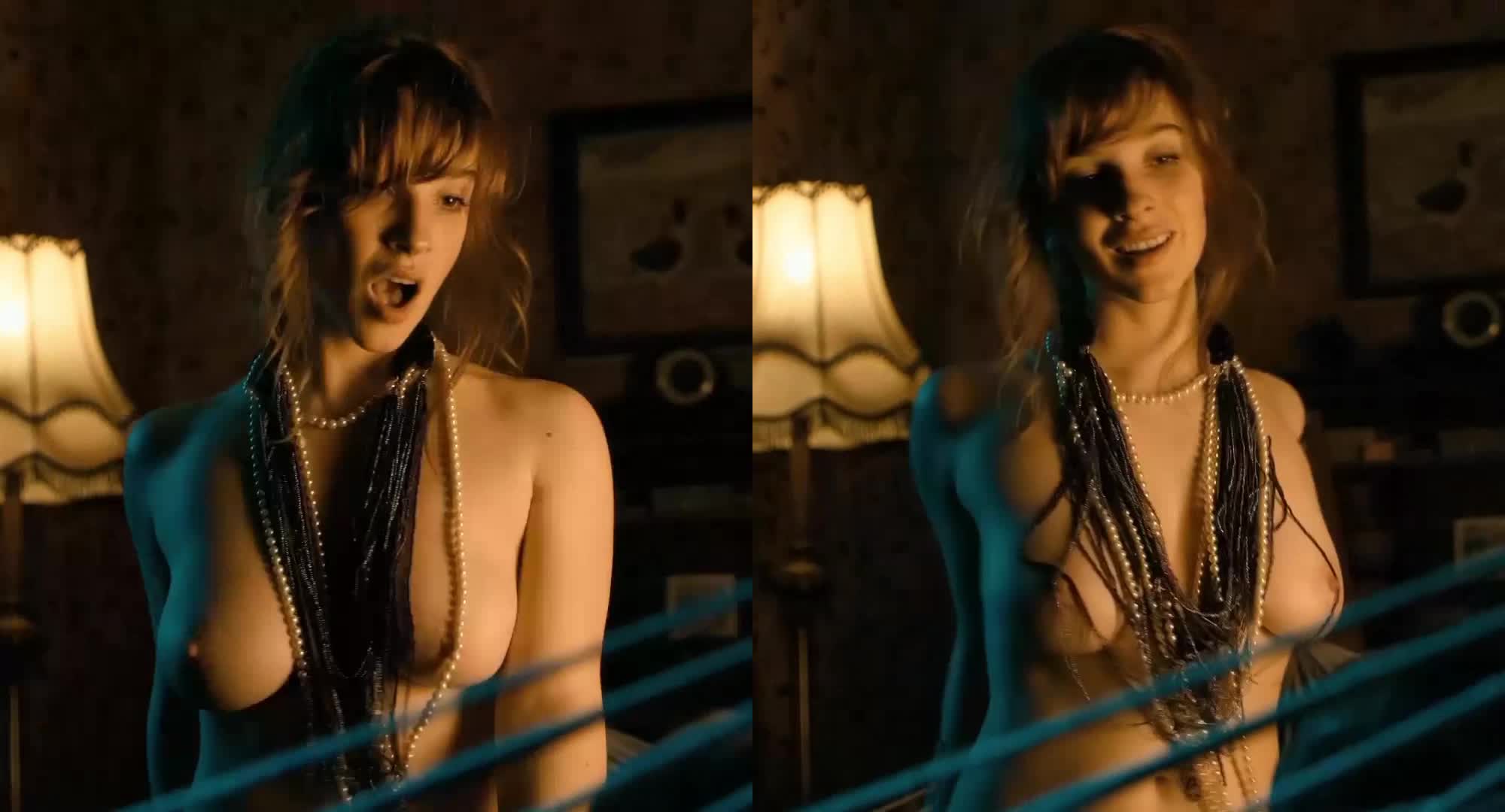 Nude celebs: Vica Kerekes topless loop - GIF Video.
