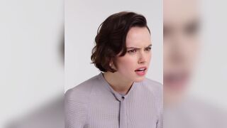 When Daisy Ridley sees how many cocks in the world are hard as rocks for her.