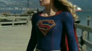 Melissa Benoist's Supergirl Captured & Chained up by a criminal gang to be gangfucked and kept as the gang's whore
