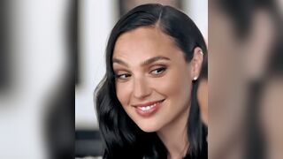 Sitting across from her husband talking, you feel a hand slide over and grab your crotch. Looking over, Gal Gadot’s giving you this look...