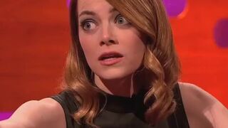 Emma Stone being told that we're all about to show up on set, pull our throbbing pricks out, completely surround her, and let her transform into the depraved little turboslut she's always been deep down inside.
