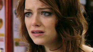 Now Imagine if it were a cock instead of the Finger, rubbing and sliding in and out of Emma Stone's perfect BJ Mouth