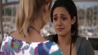 Emmy Rossum and Amy Smart in Shameless
