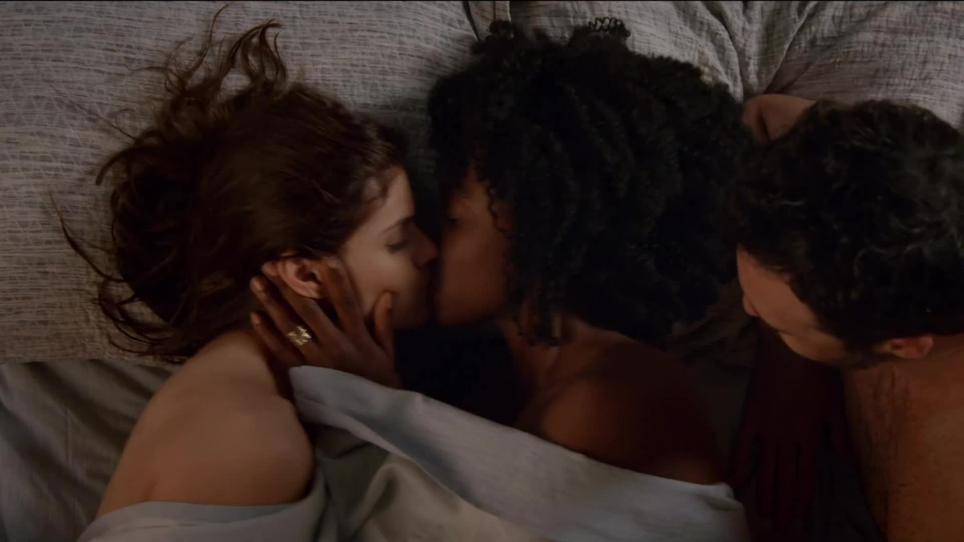 Lesbian: Alexandra Daddario and Kirby Howell-Baptiste in Why Women Kill  S01E02 - GIF Video | nudecelebgifs.com