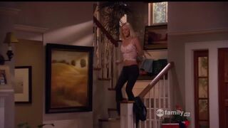 Kaley Cuoco in a thong on 8 Simple Rules
