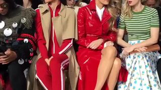 Zendaya, Blake Lively, and Emily Blunt at a Fashion Show