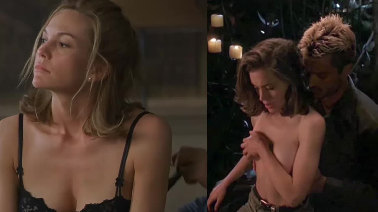 Nude Scenes: Diane Lane VERSUS Alyssa Milano plot massage - GIF Video |  nudecelebgifs.com