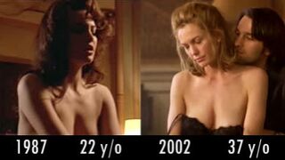 Diane Lane - 1987 vs 2002 - Nude Comparison