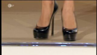 Salma Hayek wearing a dirndl on German talk show "Wetten, dass"