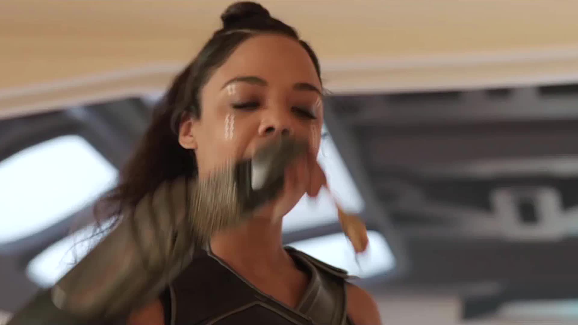 Nude Scenes: Tessa Thompson disgustingly hot scene from Thor: Ragnarok -  GIF Video | nudecelebgifs.com