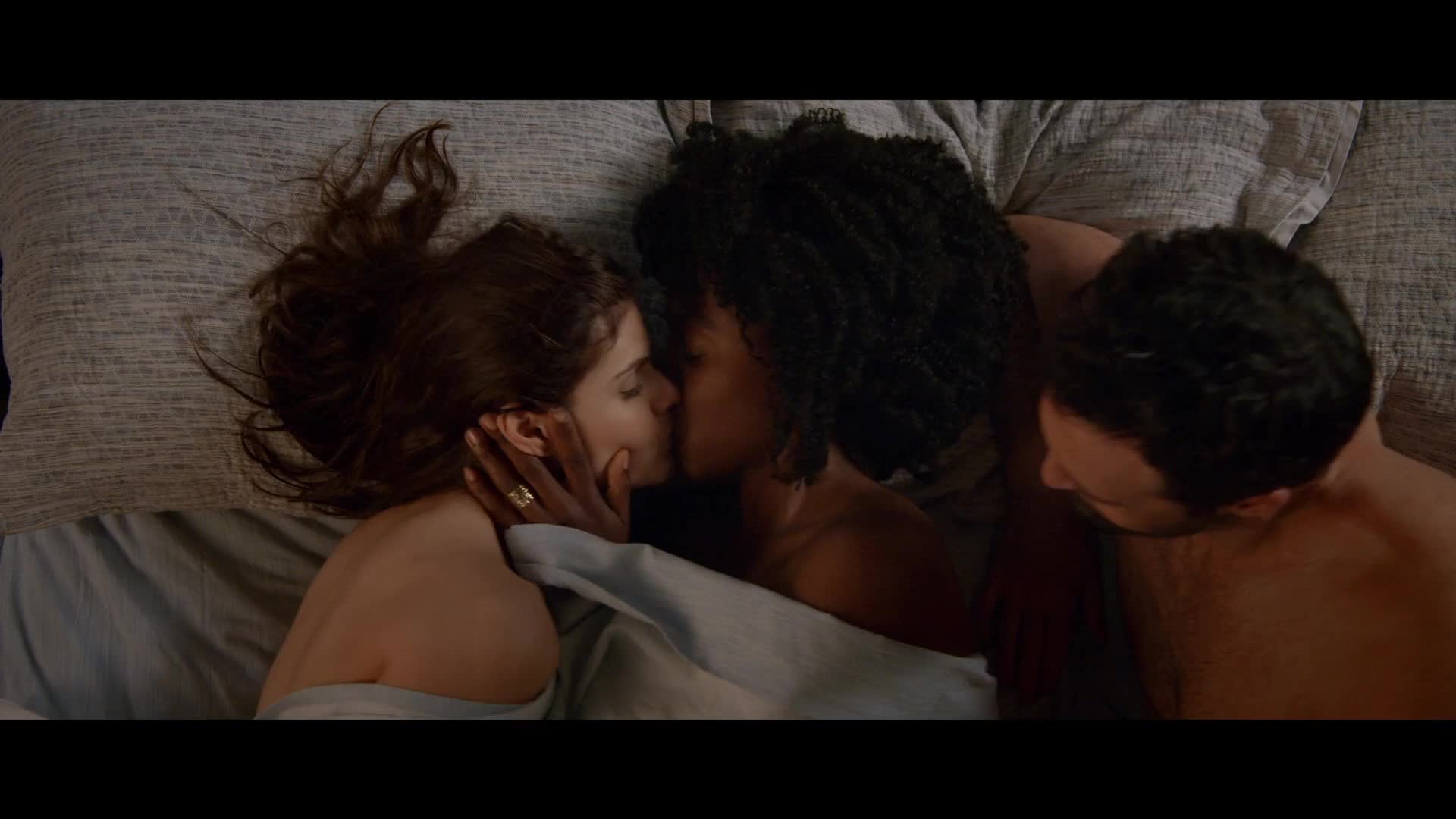 Nude Scenes: Alexandra Daddario - lesbian - GIF Video.