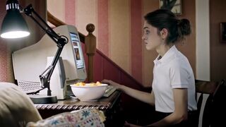 Natalia Dyer Fingering Herself At The Computer, from Yes, God, Yes