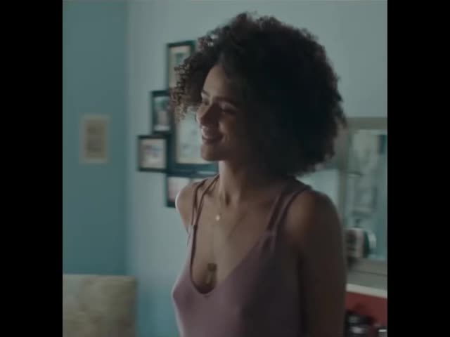 Nude Scenes: Nathalie Emmanuel from the trailer for 'Holly Slept Over&...
