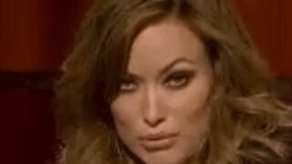 Olivia Wilde when she sees us stroking and sucking each other for her