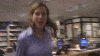 Imagine Jenna Fischer bouncing on your cock like this!