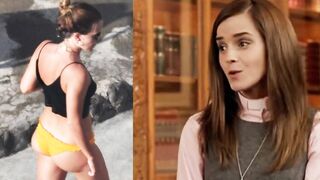 Emma Watson has many faces, fat ass hoe or a humble Reverend