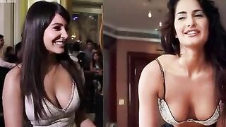Who's boobs would you suck on, Anushka Sharma or Katrina Kaif? ????????