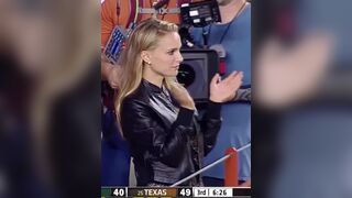 Mommy Natalie Portman loves going to your school’s football games. She never sits with you though...instead she’s busy flirting with and massaging the black football players on the sideline, before going into the locker room at halftime and getting her fa