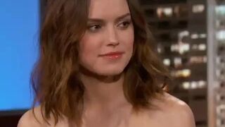 Daisy Ridley's reaction when you tell her all of the nasty things that you want to do to her.