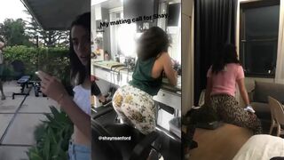 Chloe Bennet shaking her butt